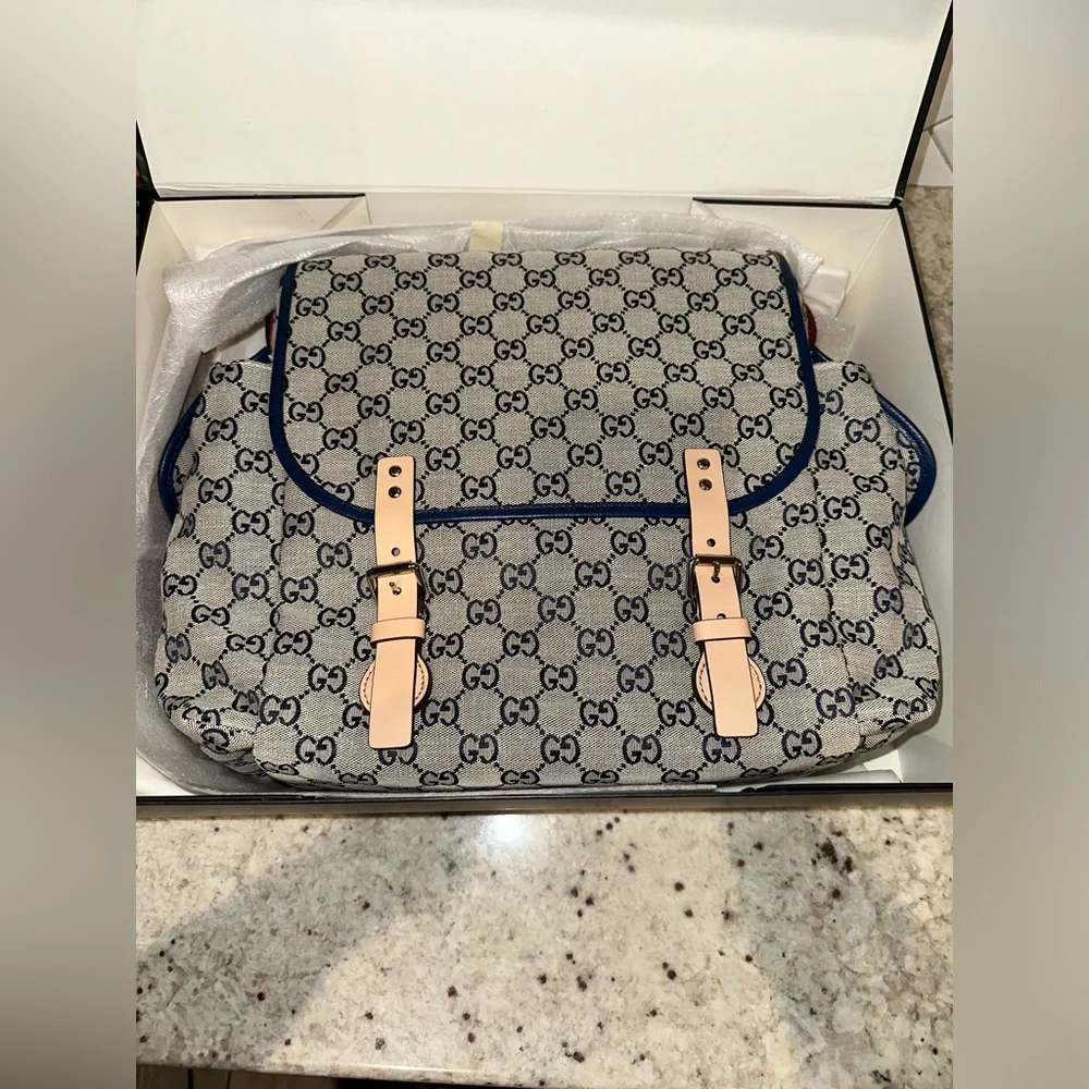 Gucci GG Canvas Baby Changing Bag